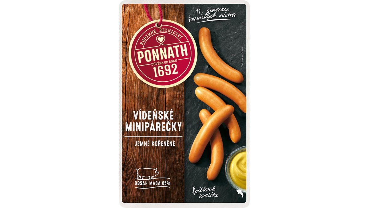 Ponnath Vienna mini sausages 200 g