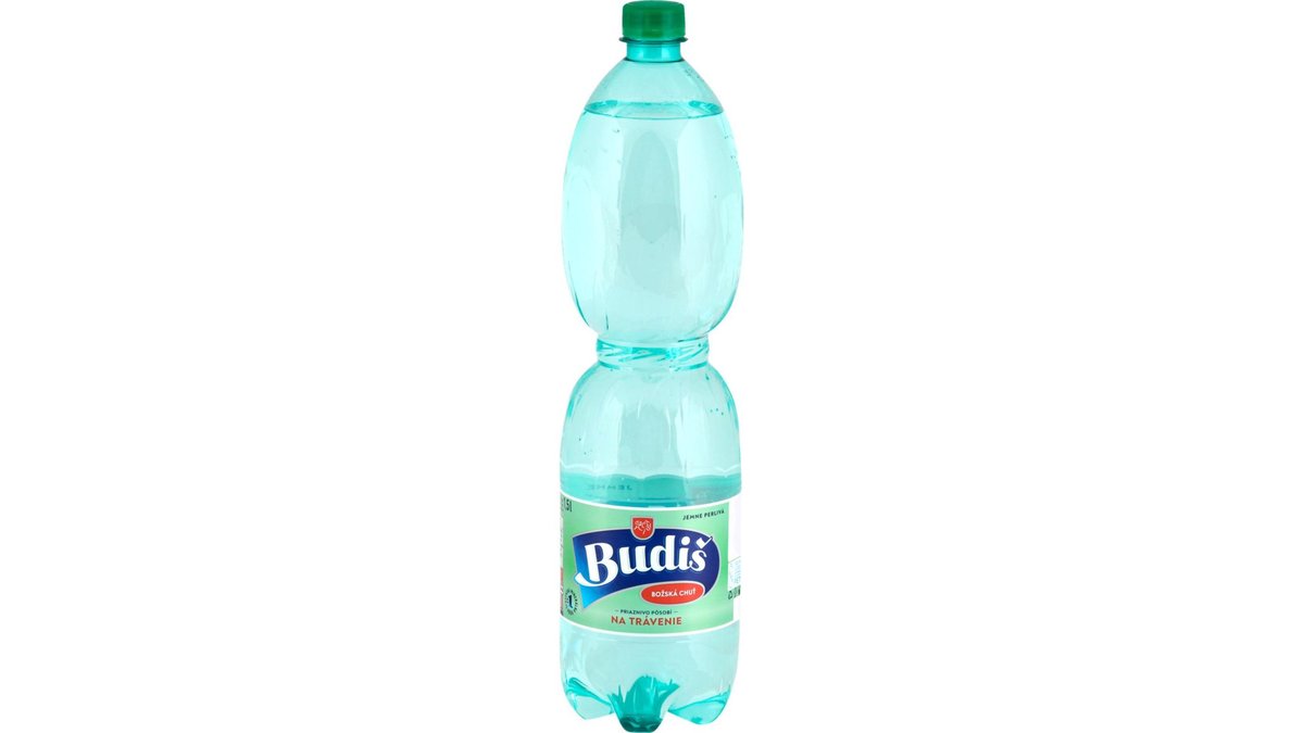 Budiš Minerální voda jemně perlivá 1,5 l