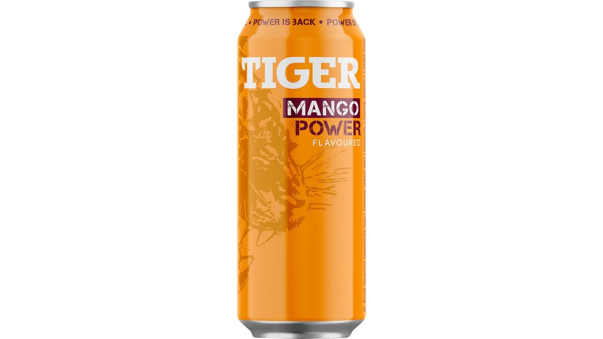 TIGER Energetický nápoj Mango power 0,5 l