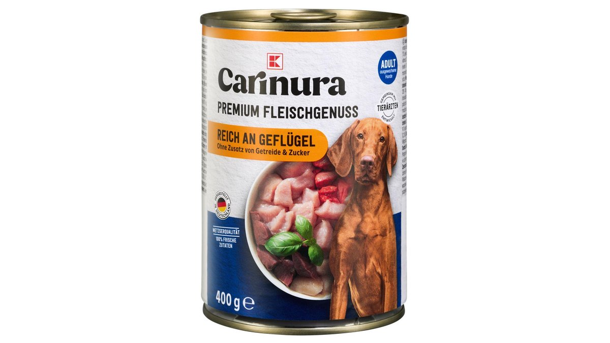 K-Carinura Konzerva pro psy premium s drůbežím 400g