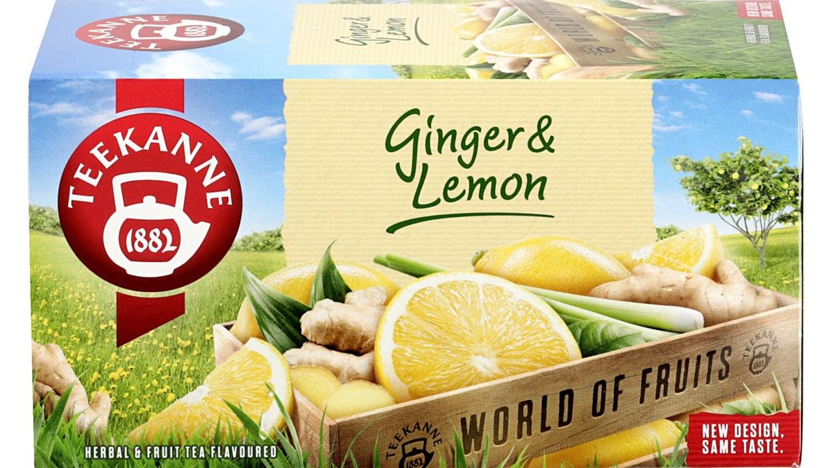 Teekanne Ovocný čaj zázvor&citron 20x1,75g