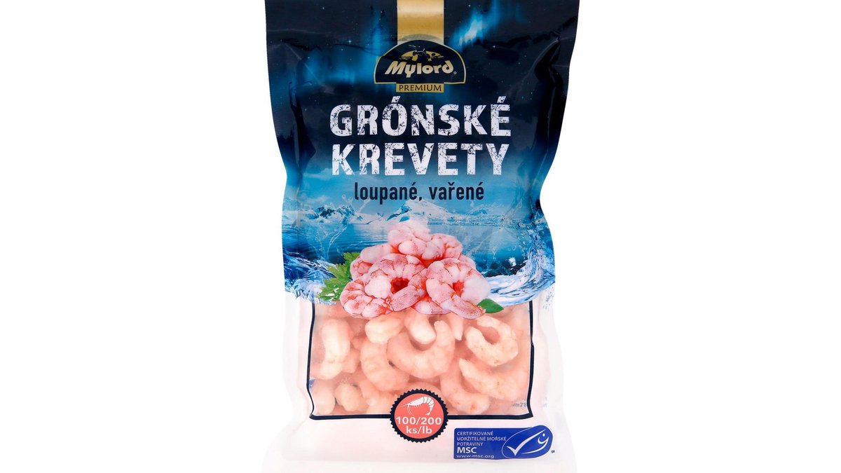 Mylord Premium Arktické krevety loupané, vařené 250 g