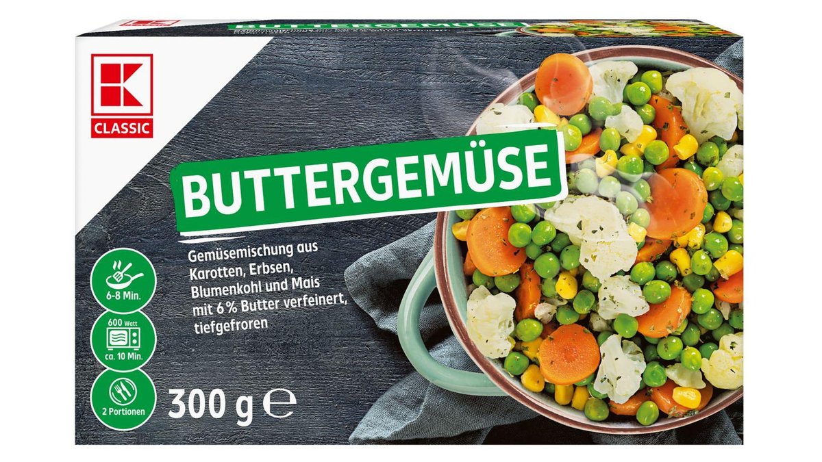 KLC Zelenina máslová mražená 300g