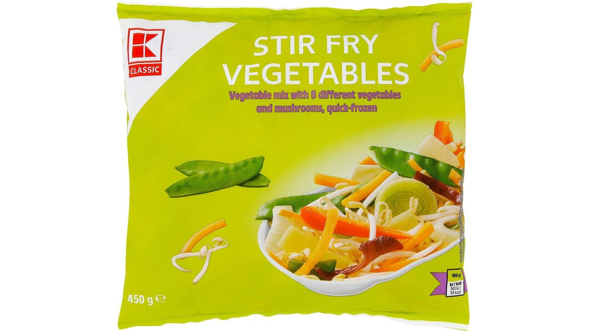 KLC Čínská směs mražená zelenina 450 g
