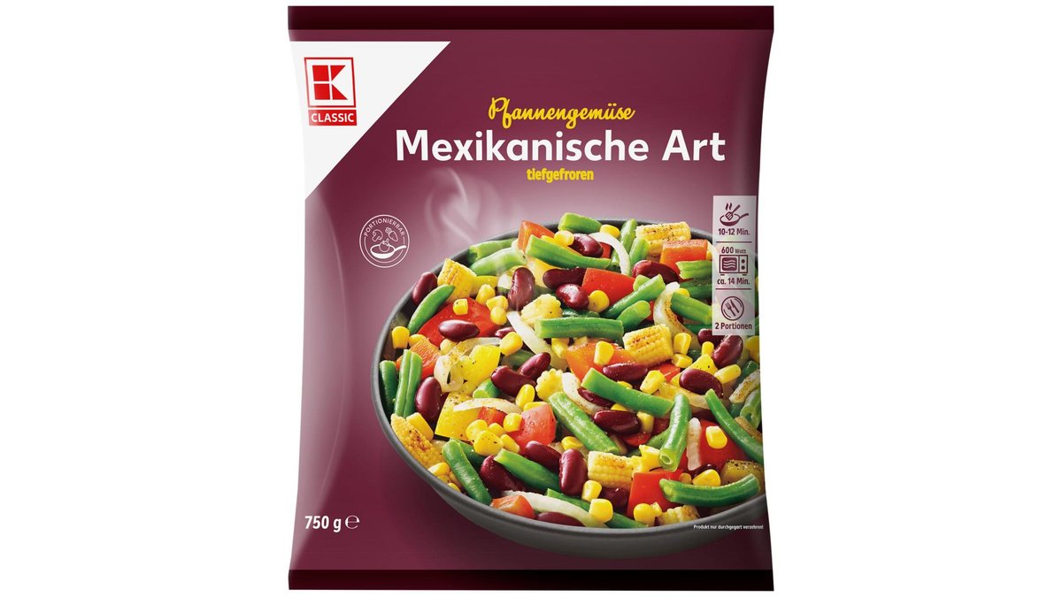K-Classic Mexická směs mražená zelenina 750 g