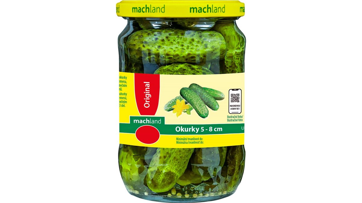 Machland Okurky 5-8 cm 540/300g