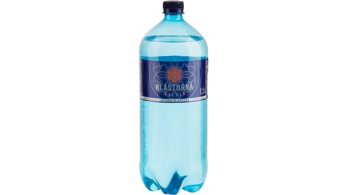 Kláštorná Kalcia Minerální voda sycená 1,5 l