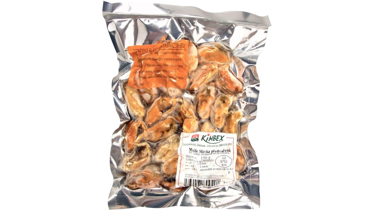 Kimbex Mušle Slávka glazované 135 g