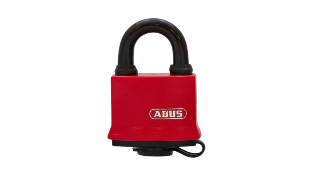 מנעול תליה מוגן מים ותנאי חוץ 45 מ"מ ABUS אבוס 828/45 🔒🌧️ | טמבוריית שפירא