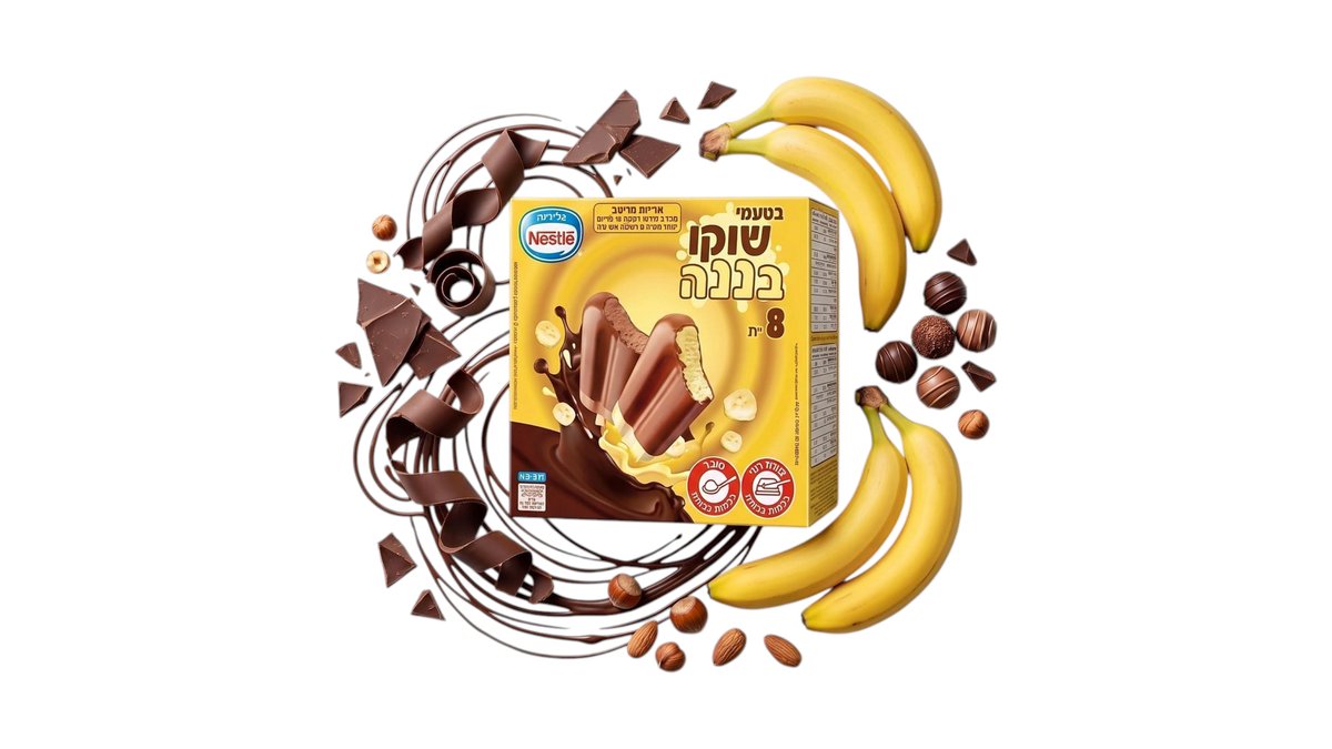 מאגדת מצופים שוקו בננה