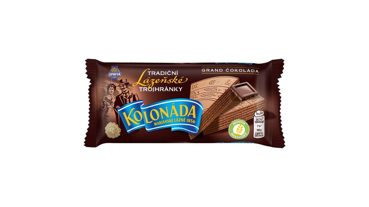 Opavia Kolonáda Tradiční lázeňské trojhránky grand čokoláda 50g