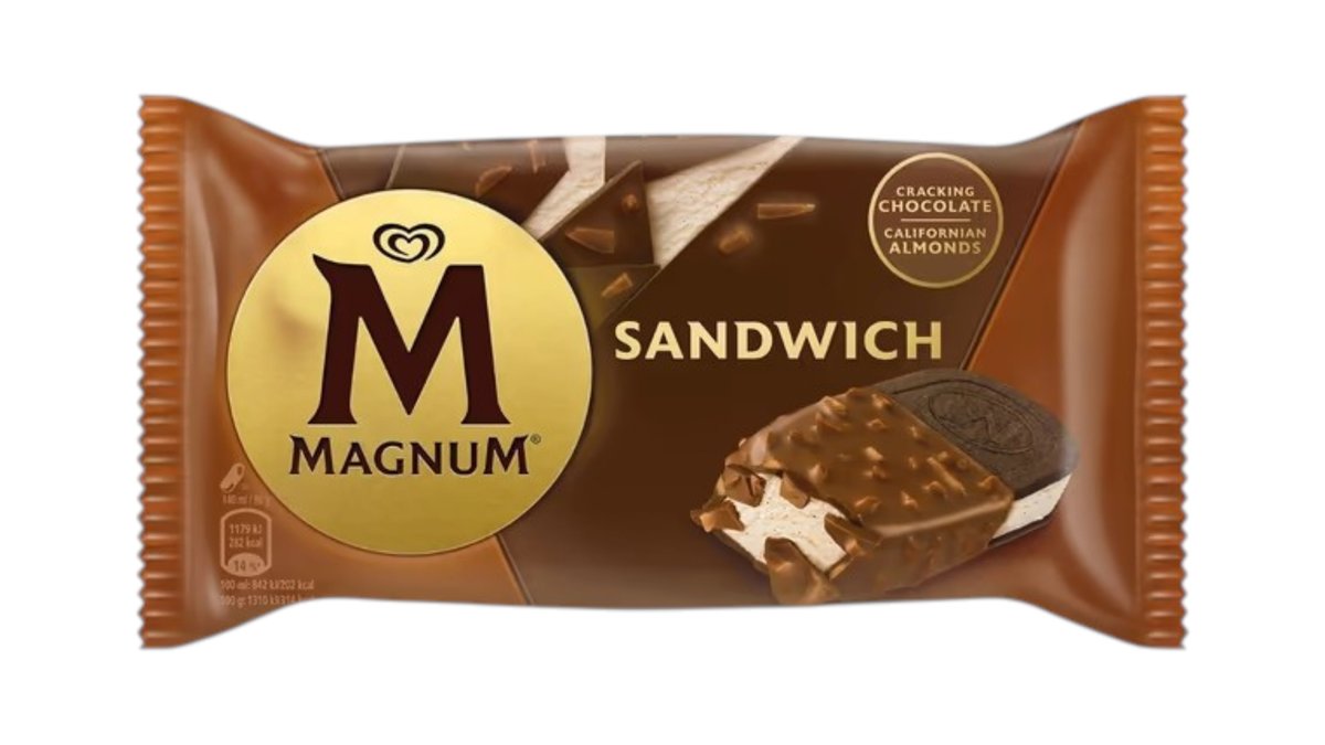 Magnum Sandwich Badem 140ml