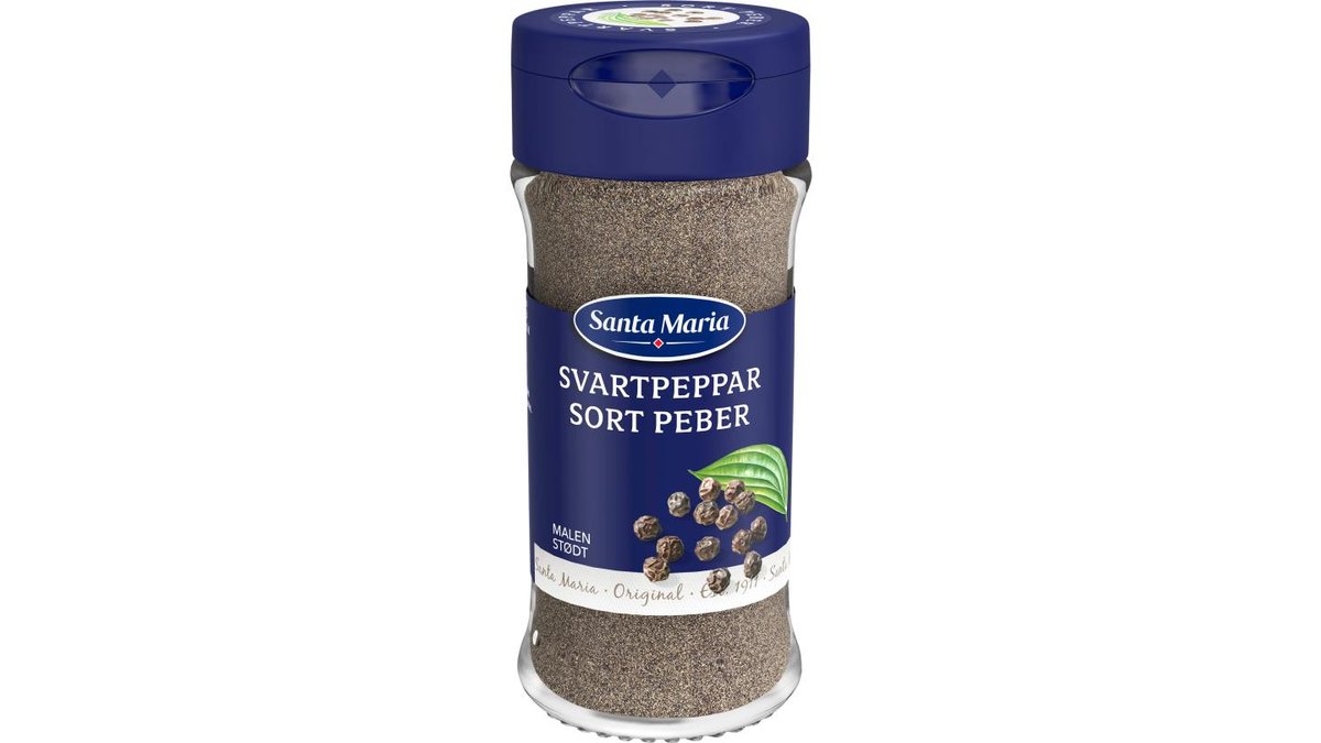 Santa Maria Svartpeppar Malen, 31 g