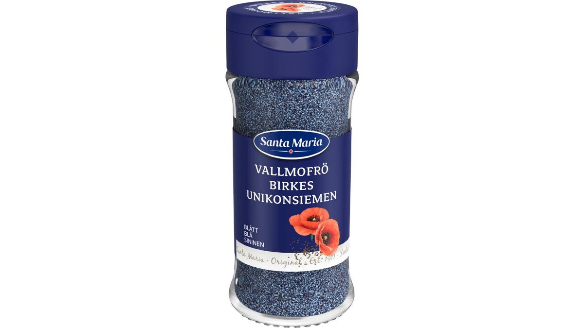 Santa Maria Vallmofrö Blått, 43 g