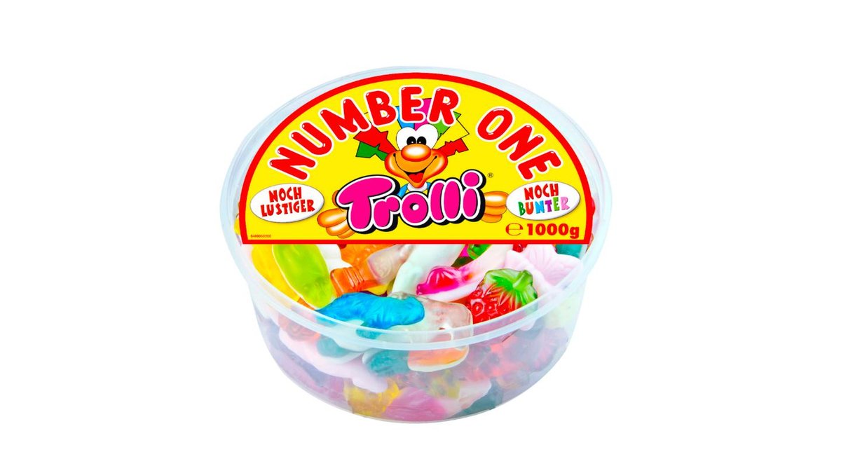 Trolli Number One želé s ovocnými příchutěmi 1000g