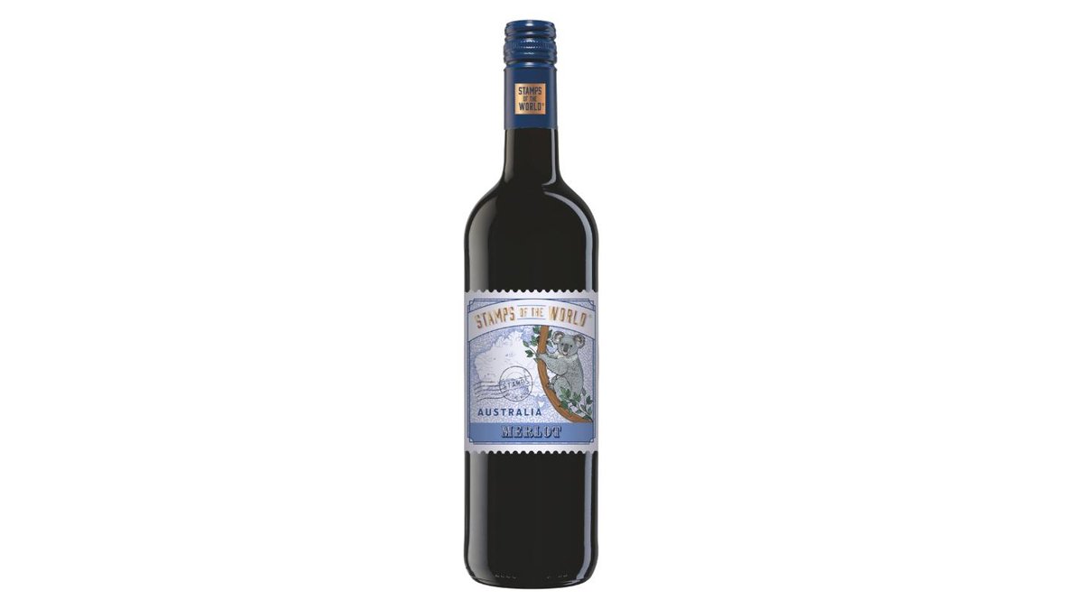 Stamps of the World Merlot červené víno suché 0,75l