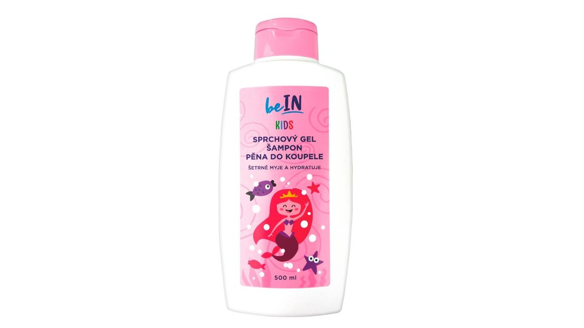 BeIn Kids Mycí prostředek pro děti 3v1 s jahodovou vůní 500ml