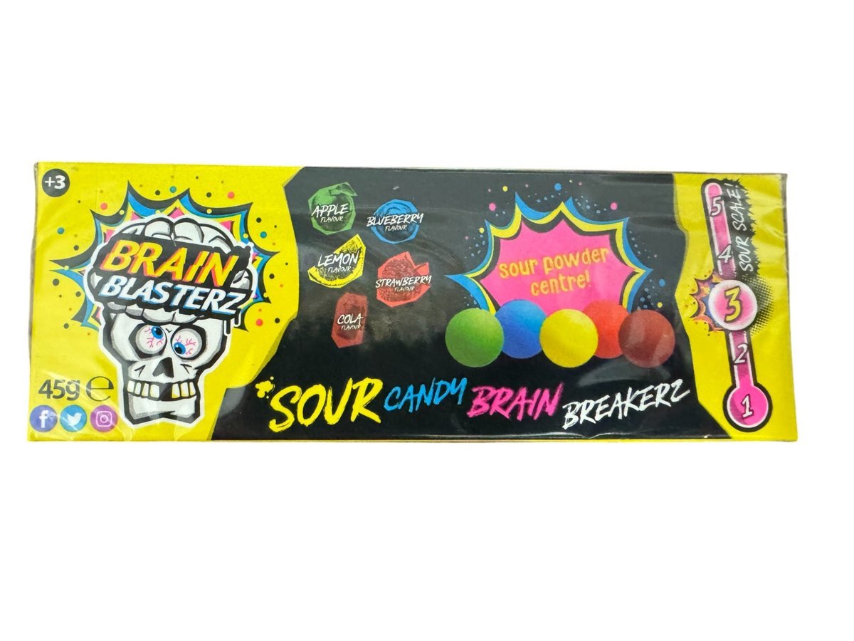 BRAIN BLASTERZ Kyslé guľôčky