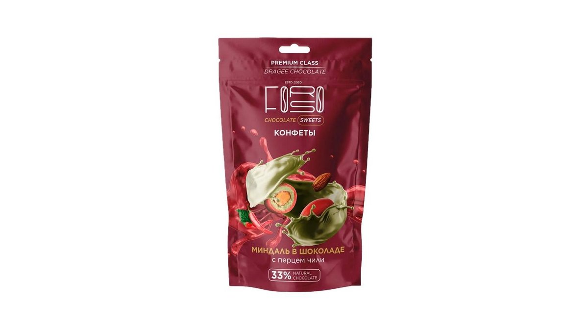 Конфеты Forso миндаль с перцем чили 120 г