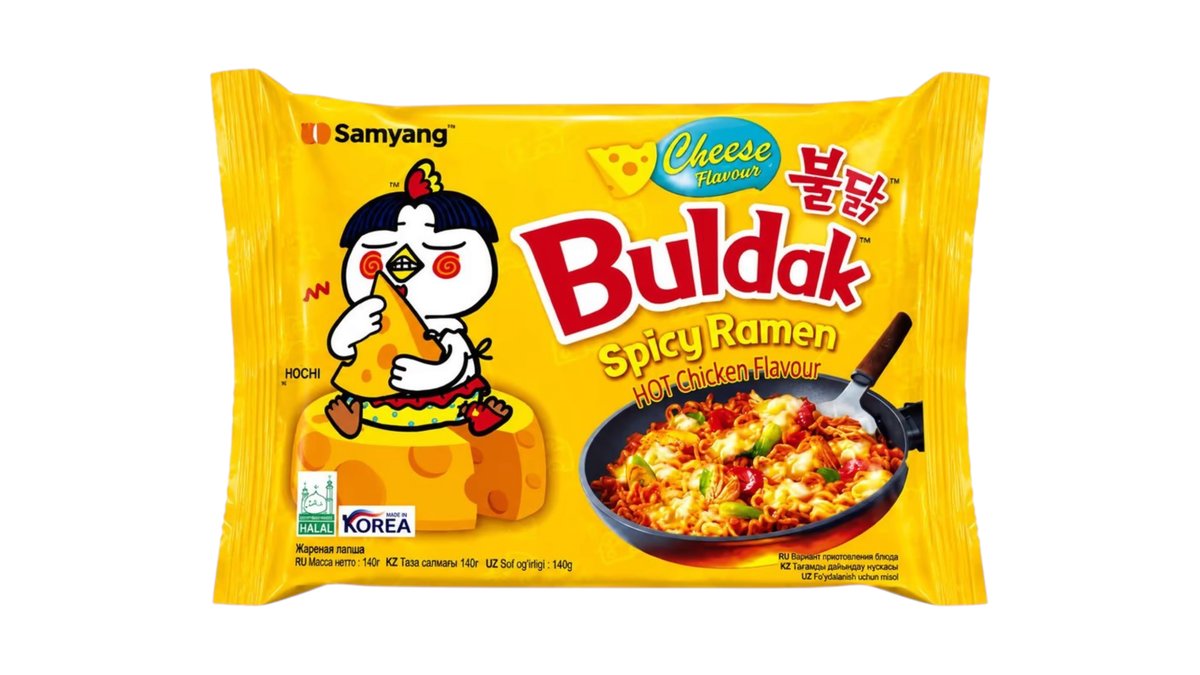 Лапша б/приг. samyang hot chicken ramen cheese 140 г пак