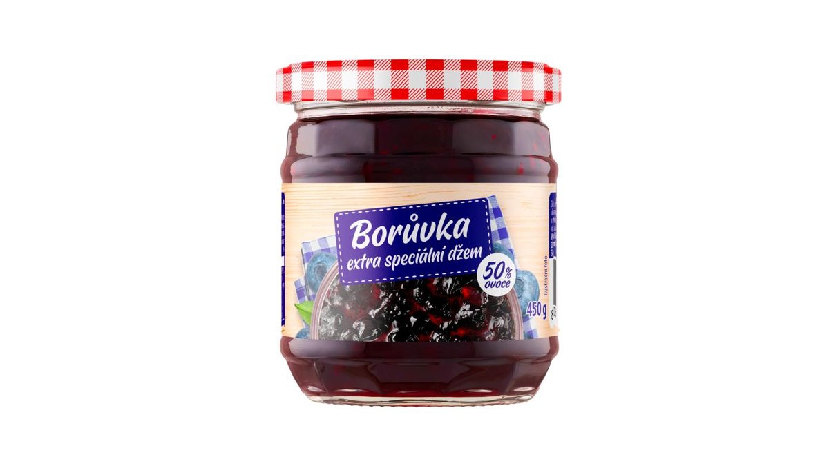 Borůvka extra speciální džem 450g