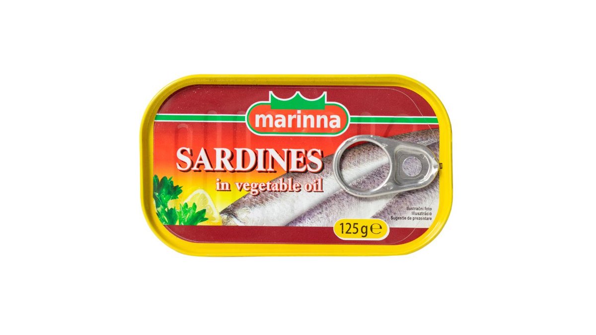 marinna Sardinky v rostlinném oleji 125g