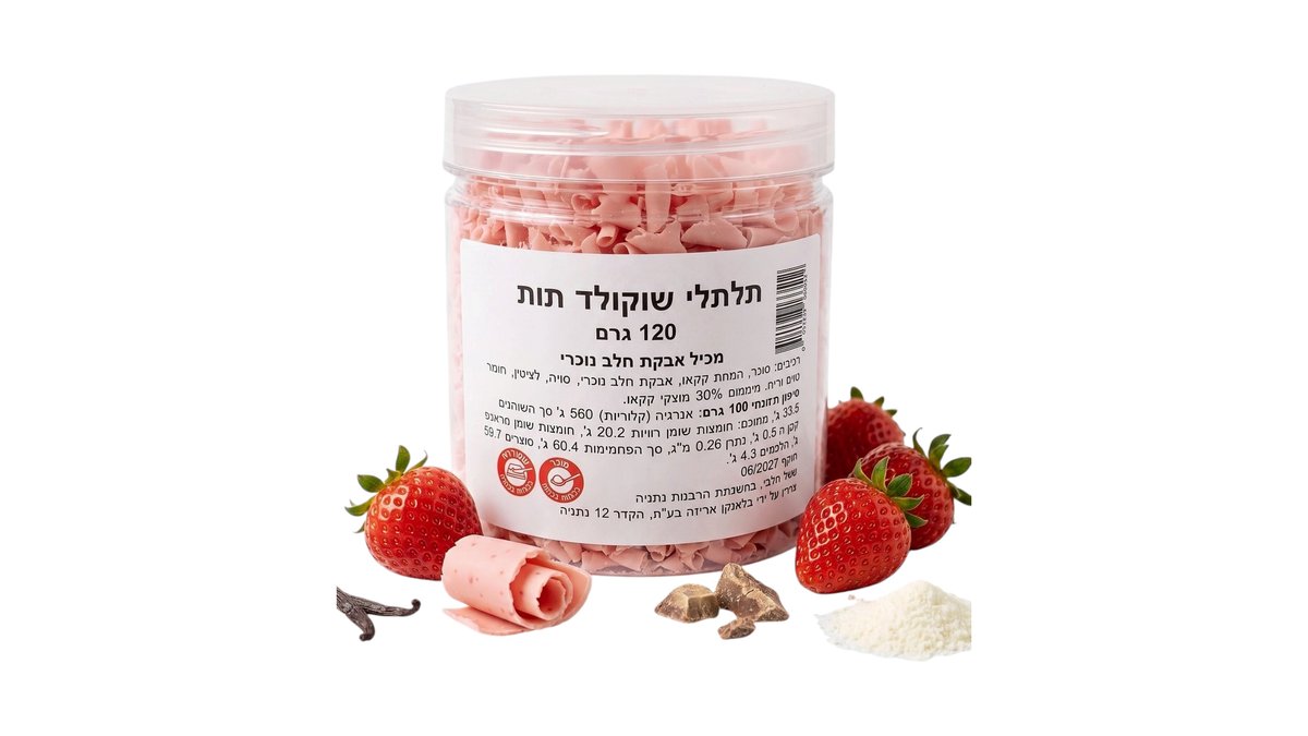 תלתלי שוקולד תות