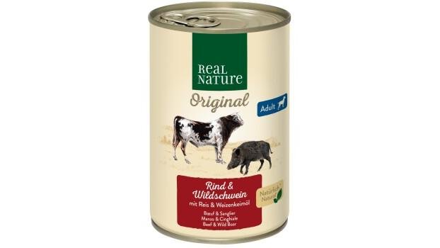 REAL NATURE Nassfutter Hund, Adult, Rind und Wildschwein 1x400 g | Fressnapf  - Storkower Strae | Wolt