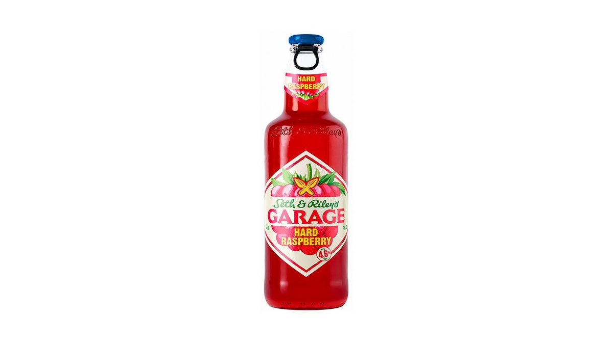 Напиток SETH AND RILEYS Garage Пивной Raspberry 4,6% 0,4л с/б