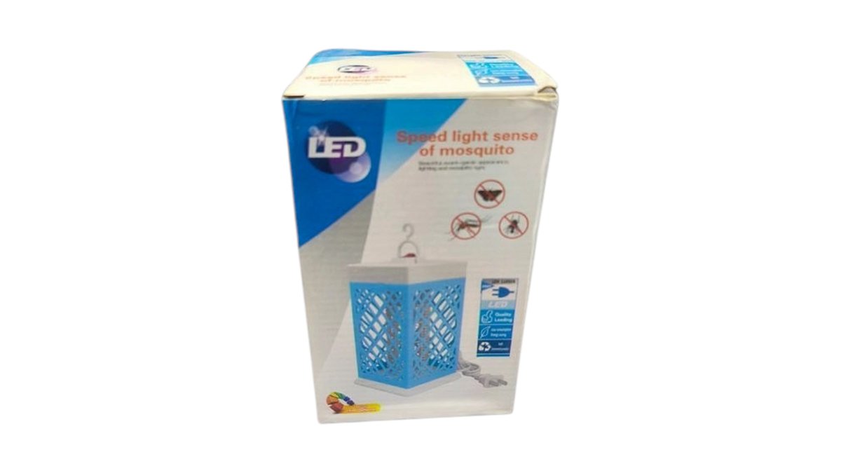 ​קטלן יתושים חשמלי / מנורת LED קומפקטית נגד מעופפים (כיסוי 16 מ"ר) 🦟💡 | טמבוריית שפירא