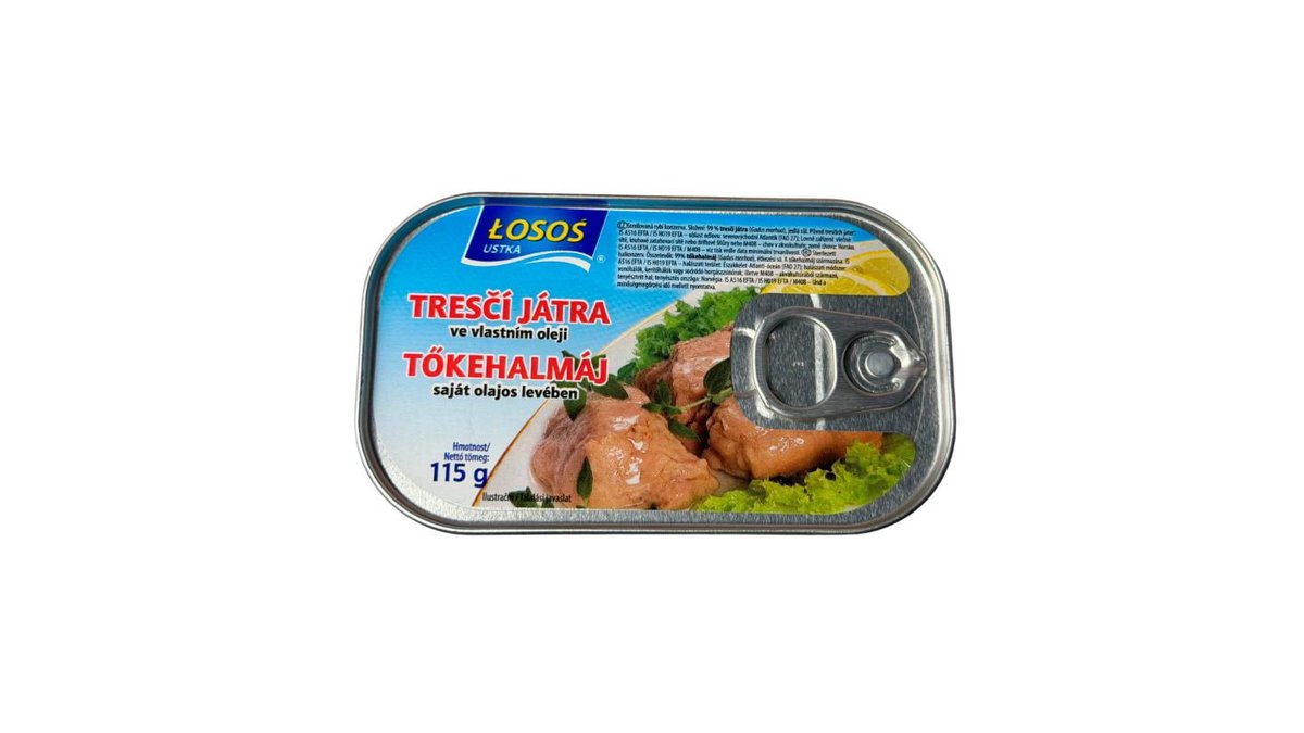 Łosoś Tresčí játra ve vlastním oleji 115g