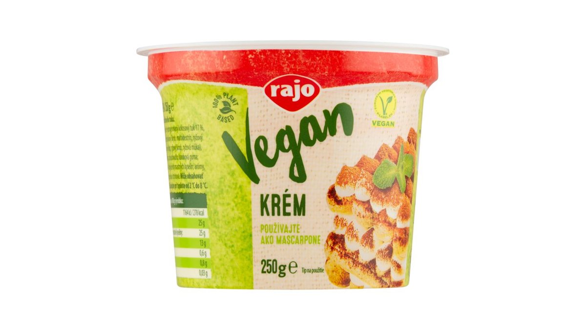 Krém a la mascarpone VEGAN 250g Rajo