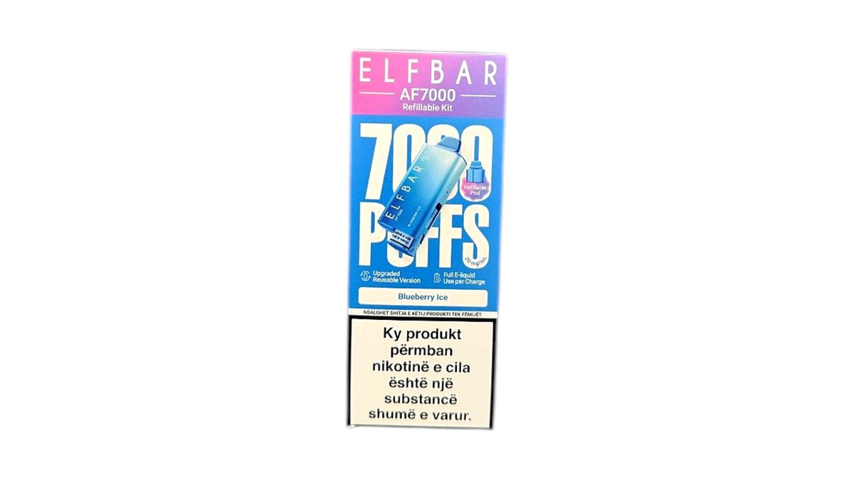 Elfbar blubery ice 7000 thithje