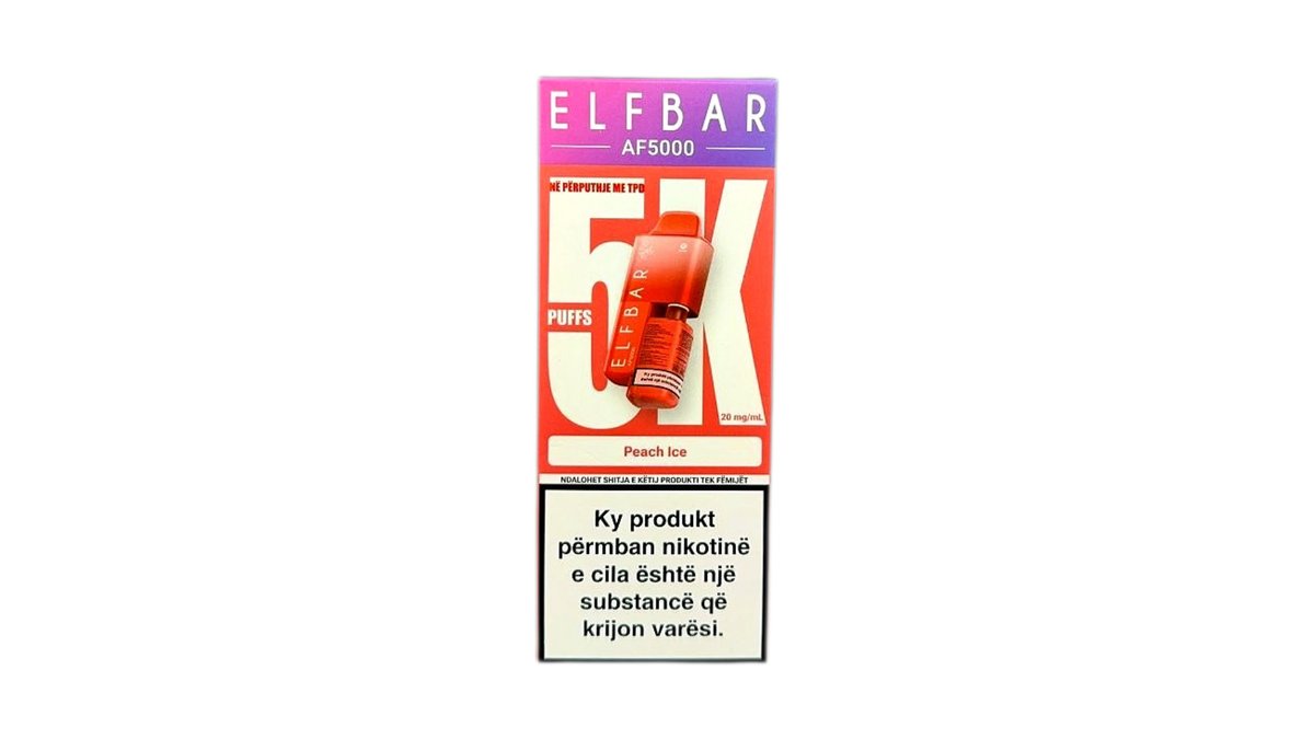 Elfbar Peach Ice 5000 thithje