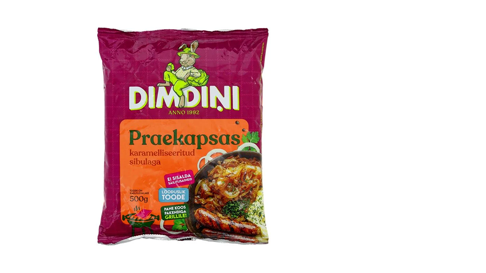 Dimdini Praekapsas karamelliseeritud sibulaga 500g