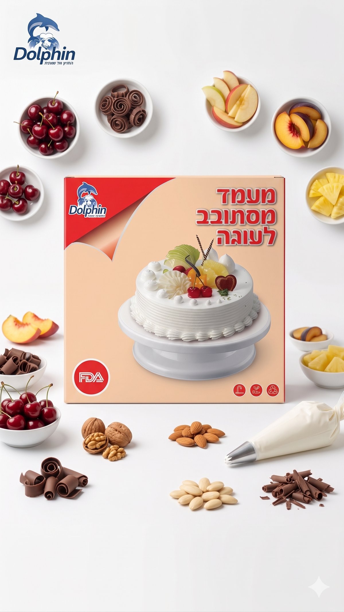מעמד מסתובב לעוגה