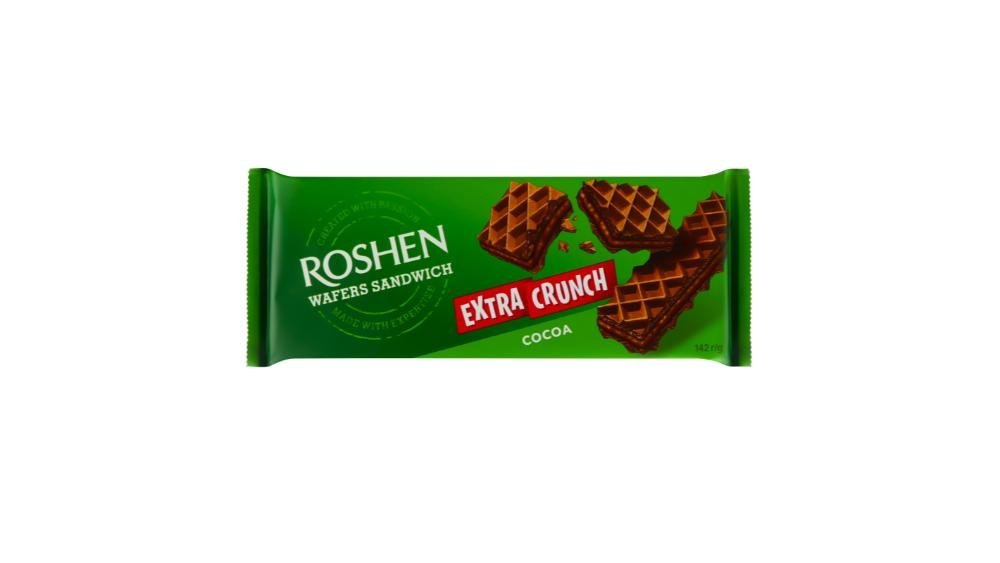 Roshen Wafers Sandwich Crunch Kakao (142 qr.)