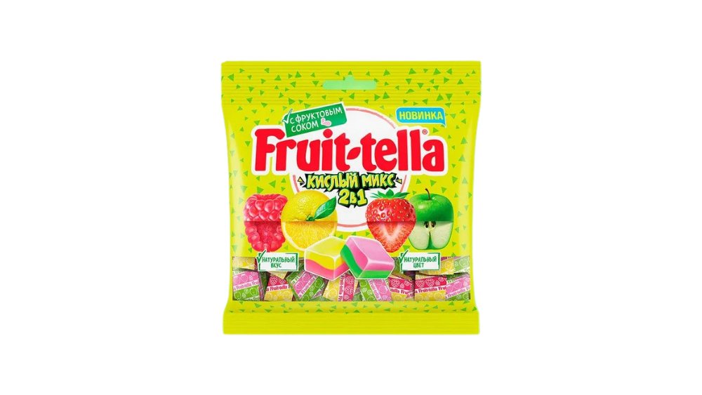 Мармелад FRUIT TELLA Жевательный Кислый микс 70г