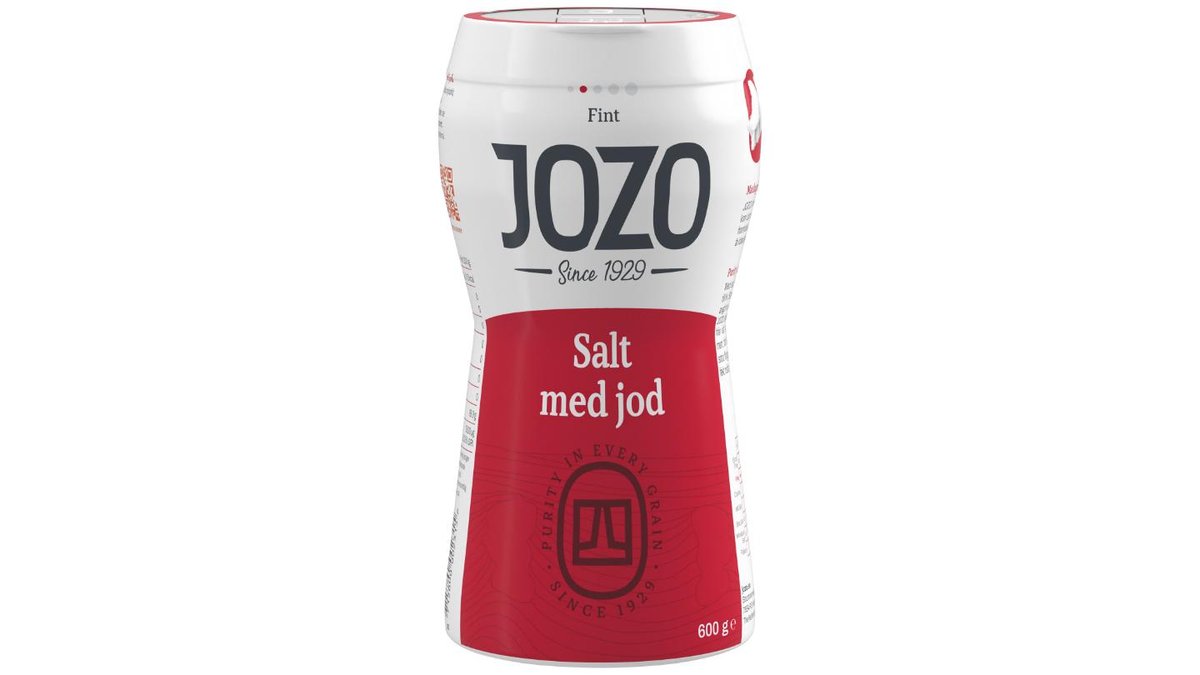 Jozo Salt med Jod Fint, 600 g