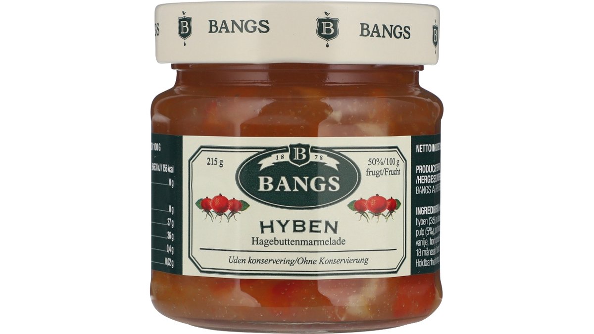 Bangs hyben marmelade 215 g