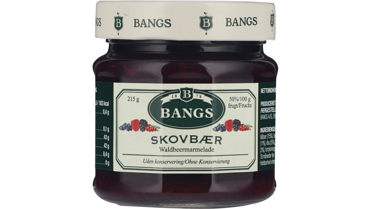 Bangs skovbær 750 ml