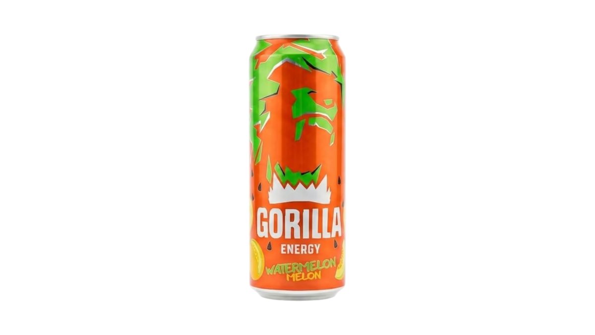 Напиток энергетический Gorilla Арбуз-дыня 0,45 л, ж/б
