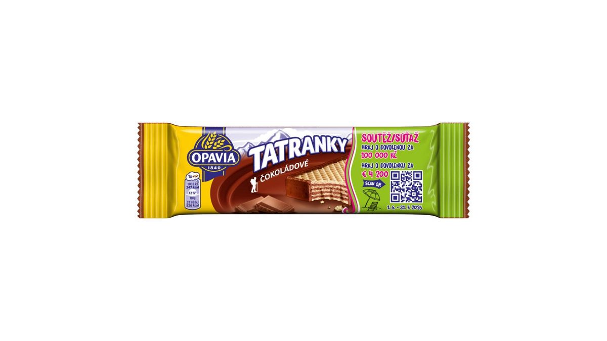 Opavia Tatranky Čokoládové oplatka 47g