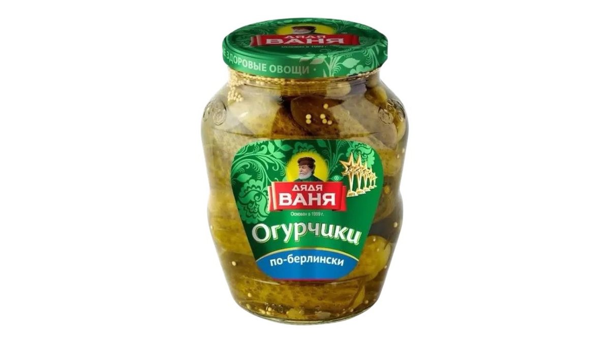 Огурцы дядя ваня по-берлински 680 г ст/бан