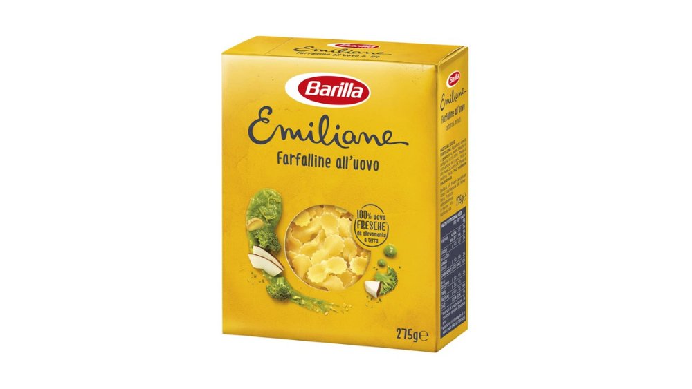 Паста BARILLA Emiliane C яйцом Farfalline 275г кор