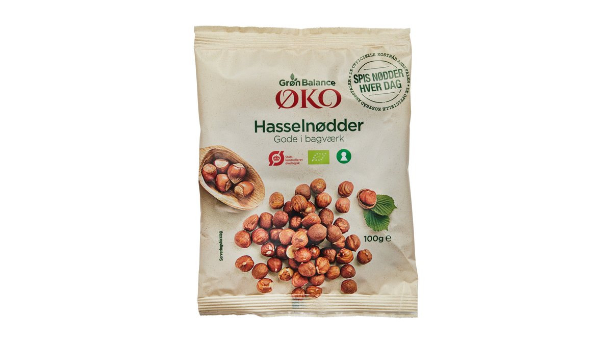 Hasselnøddekerner øko. Grøn Balance