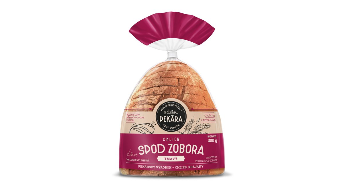 Chlieb spod Zobora tmavý 380g BK PENAM