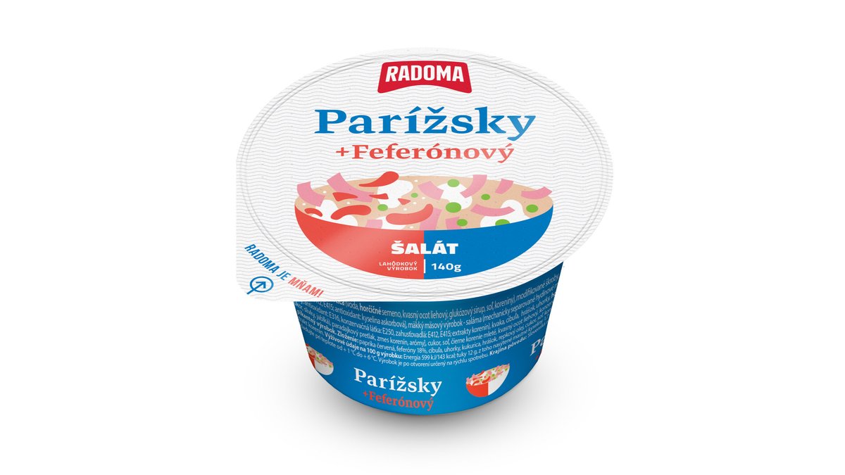 Radoma Preto Parížsky + feferónový šalát 140 g