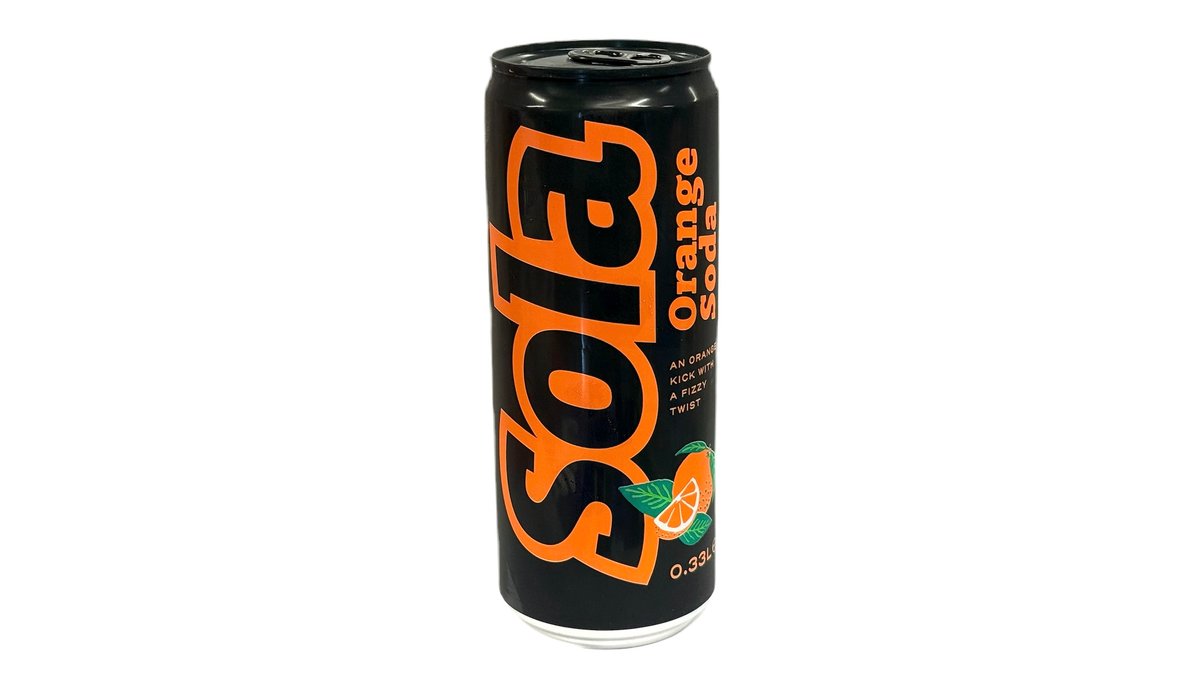 Sola Orange Soda 330ml