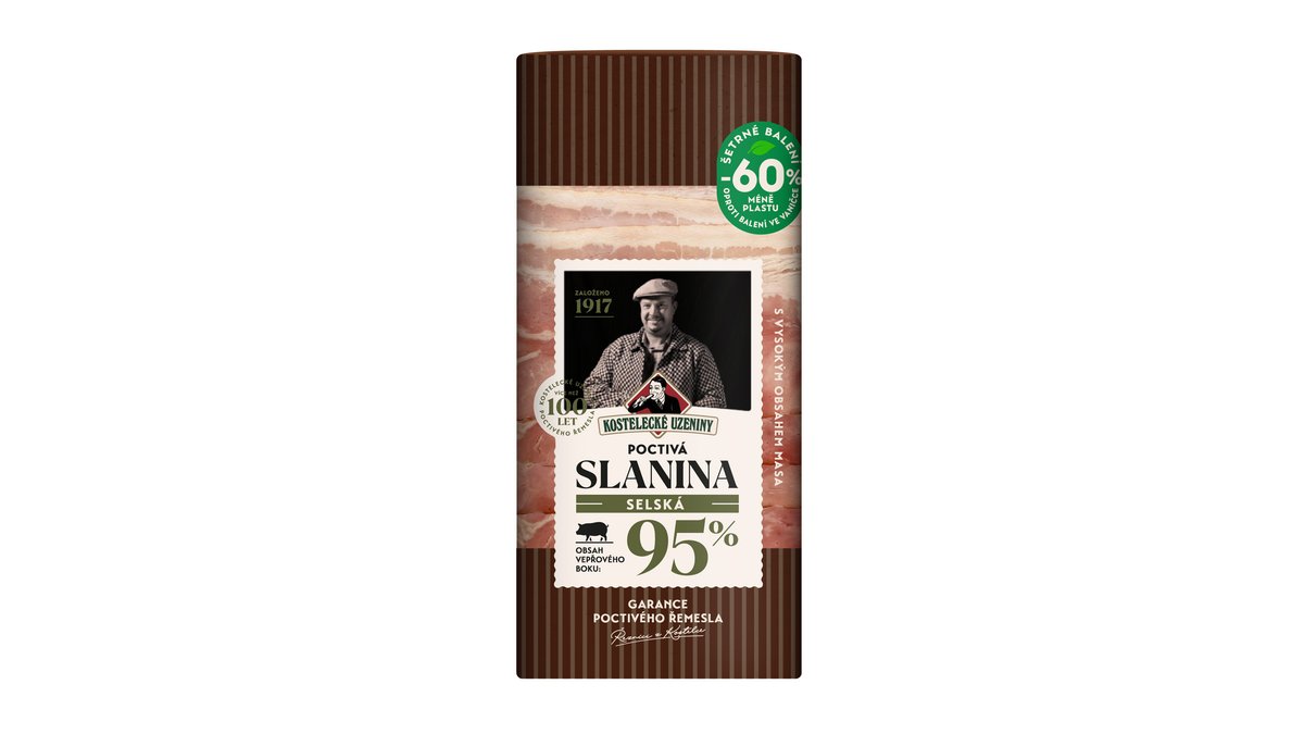 Slanina poctivá sedliacka 100g KOSTELEC